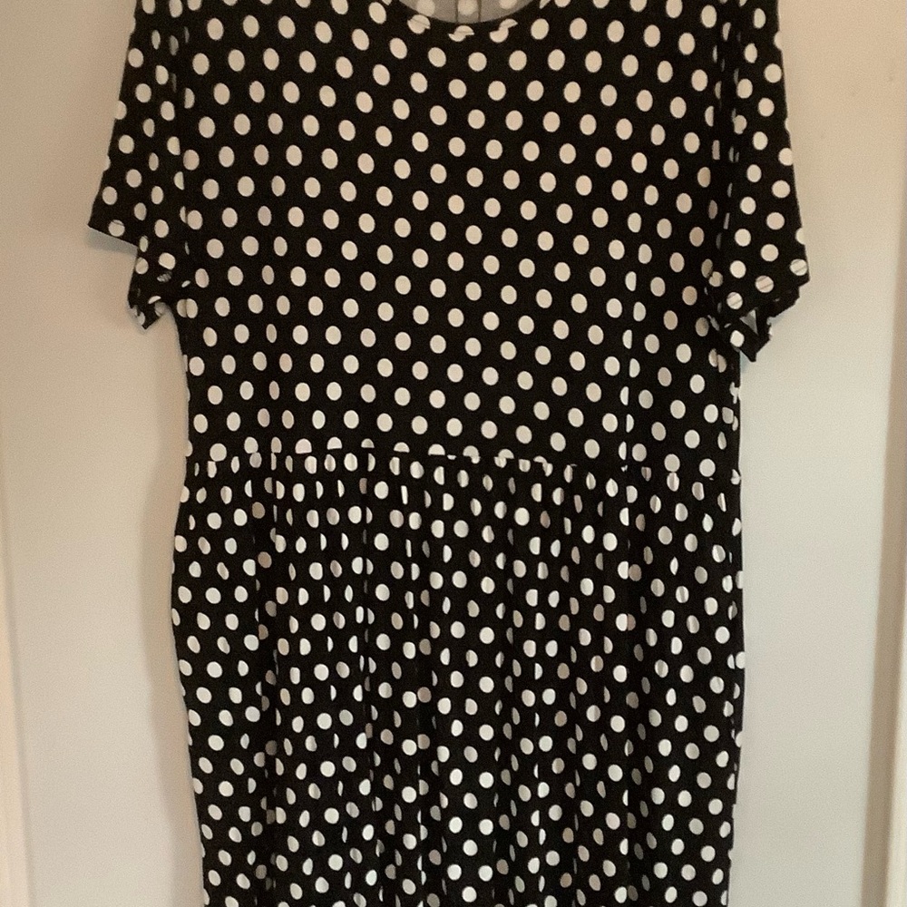Black and White Polka Dot Dress